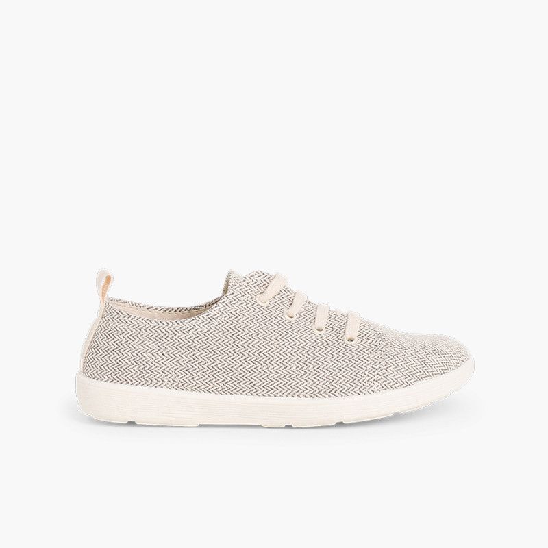 Ténis Casual Lona de Espiga
