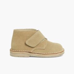 Botas Safari com tiras aderentes Areia