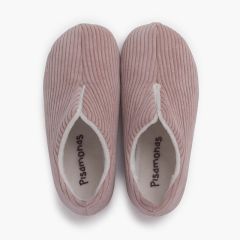 Pantufas fechadas de bombazine Nude