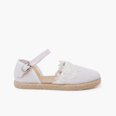 Alpercatas renda cerimonia Branco