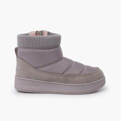 Botas Garvalín têxtil acolchoado Cinzento