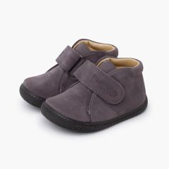 Botas barefoot camurça crianças Cinzento