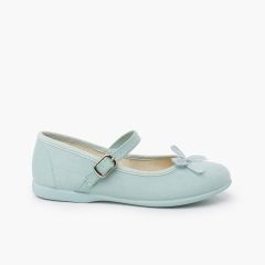 Merceditas laço brilho nacarado Menta
