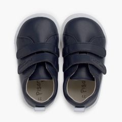 Sapatilhas barefoot cores duplo fecho aderente Azul Navy