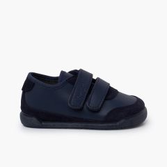 Sapatilhas barefoot combinadas Azul Marinho