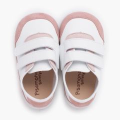 Sapatilhas barefoot combinadas Branco e Rosa