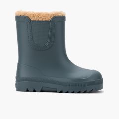 Galochas barefoot wide chelsea pelinho Azul