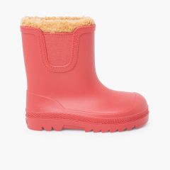 Galochas barefoot wide chelsea pelinho Coral
