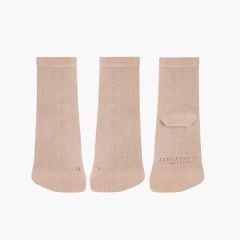 Meias curtas barefoot bambu Amêndoa