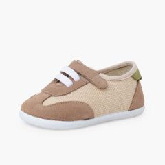 Sapatilhas barefoot combinadas atacadores elásticos Terra
