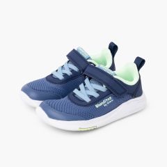 Sapatilhas Blanditos malha fecho aderente Azul Navy