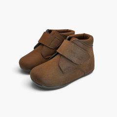 Botas safari barefoot criança efeito pele Couro
