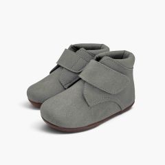 Botas safari barefoot criança efeito pele Cinzento