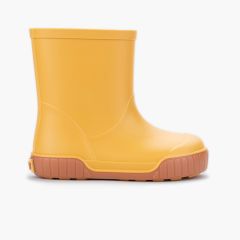 Galochas barefoot sola caramelo Amarelo