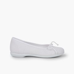 Sabrinas Menina Linho Comunhão Branco