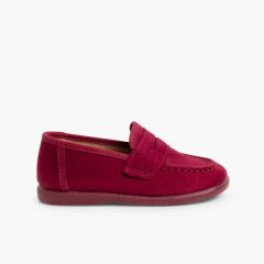 Mocassins tipo Camurça Bordeaux