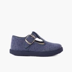 Sapato Pepito Casual Sola Sport ao Tom Azul Jeans