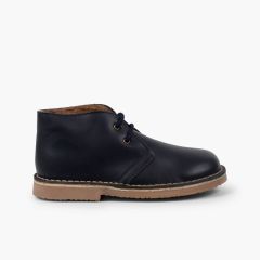Botas Safari Pele Atacadores Forro Felpudo Azul Marinho