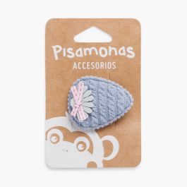 Gancho fecho bico de pato morango Azul Chumbo