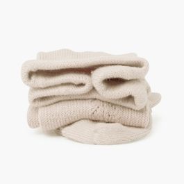 Collants algodão quente croché lateral Linho