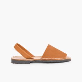 Sandálias Menorquinas Nobuck Castanho