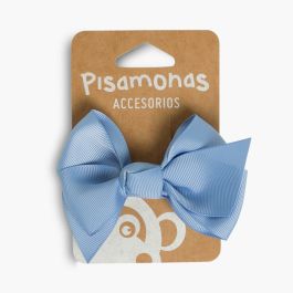 Gancho de Cabelo Meninas Laço Grande Azul França