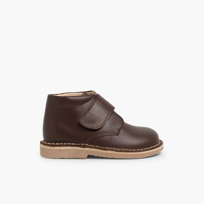 Botas Safari Pele com tiras aderentes  
