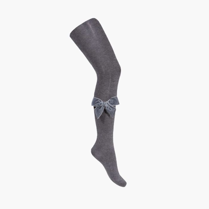 Collants com laço veludo