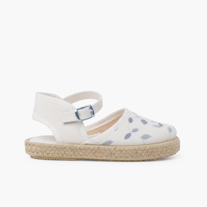 Alpercatas menina fivela com estampados