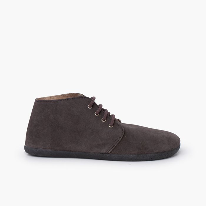 Botas barefoot camurça atacadores
