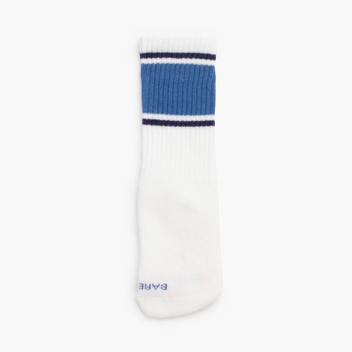 Meias barefoot riscas sport felpo