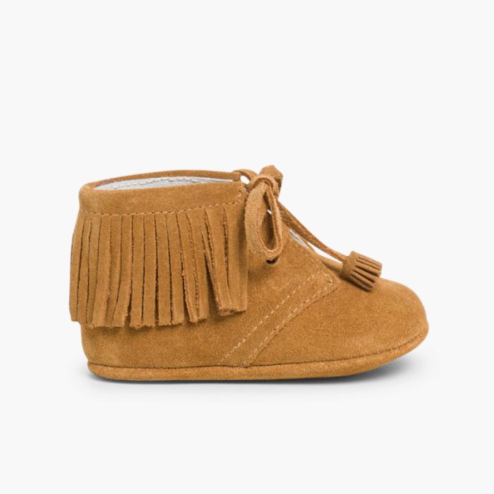 Botas Bebé Franjas com Atacadores