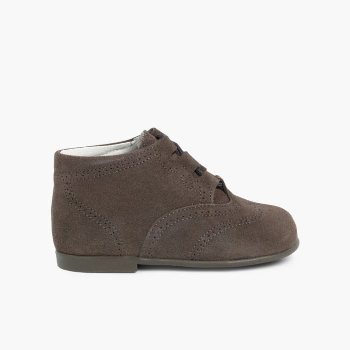 Bota Estilo Inglês Camurça