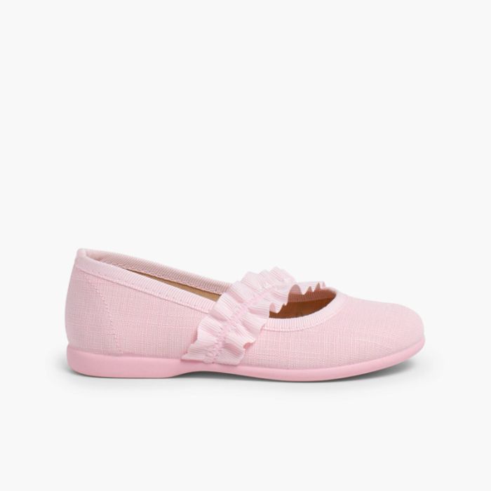Sapatos Merceditas com Tira Elástica Larga