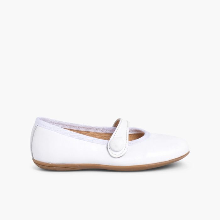 Sapatos Merceditas Pele Menina Comunhão