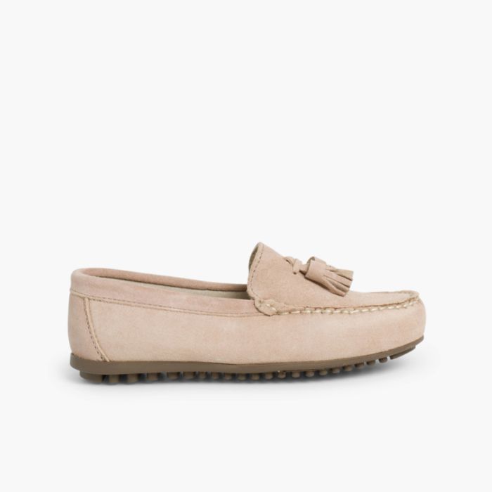 Mocassins Menino Camurça Berloques