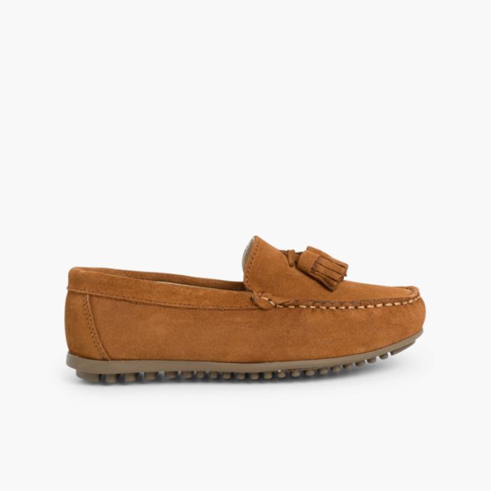 Mocassins Menino Camurça Berloques