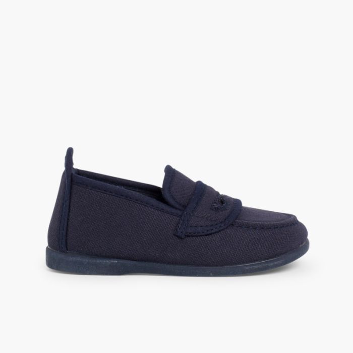 Mocassins Tecido Liso