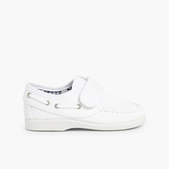 Sapatos de Vela Tela Fecho tiras aderentes  