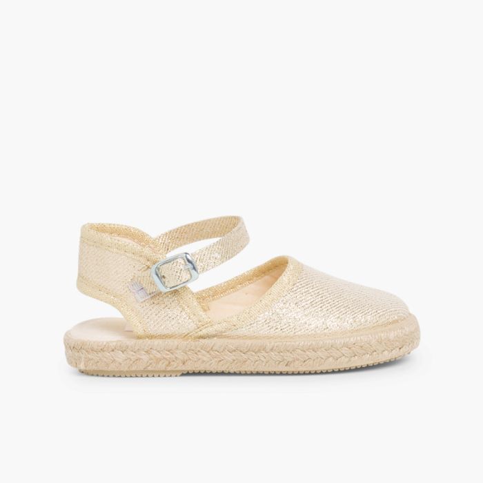Alpargatas Brilho Menina com Fivela