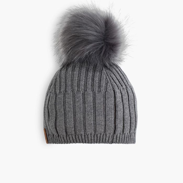 Gorro Borla com Pompom Pelo