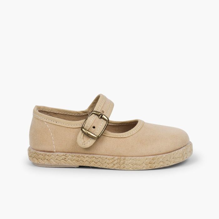 Sapatos Merceditas Fivela Bamara e Juta
