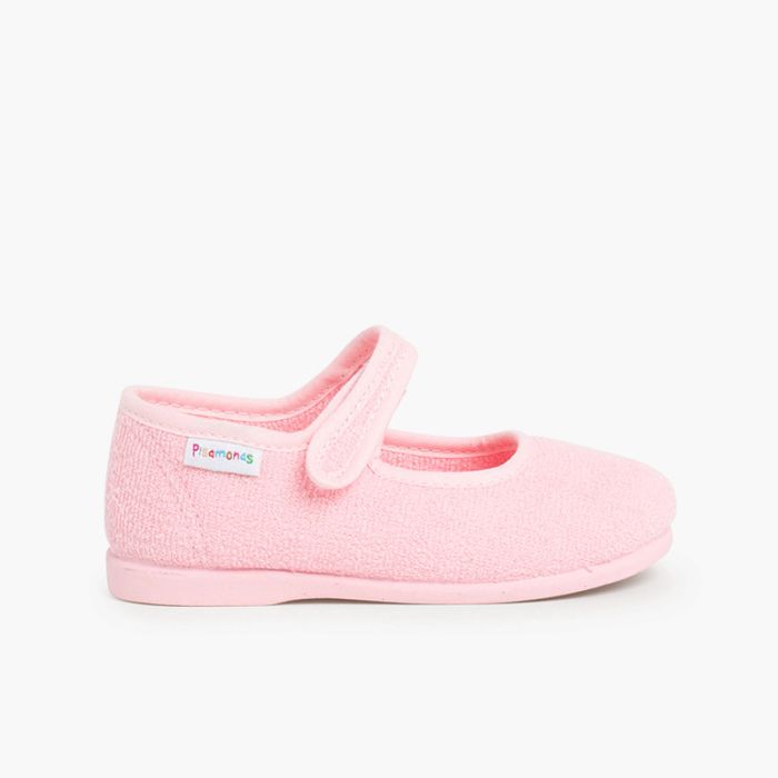 Pantufas Merceditas Menina Turco tiras aderentes  