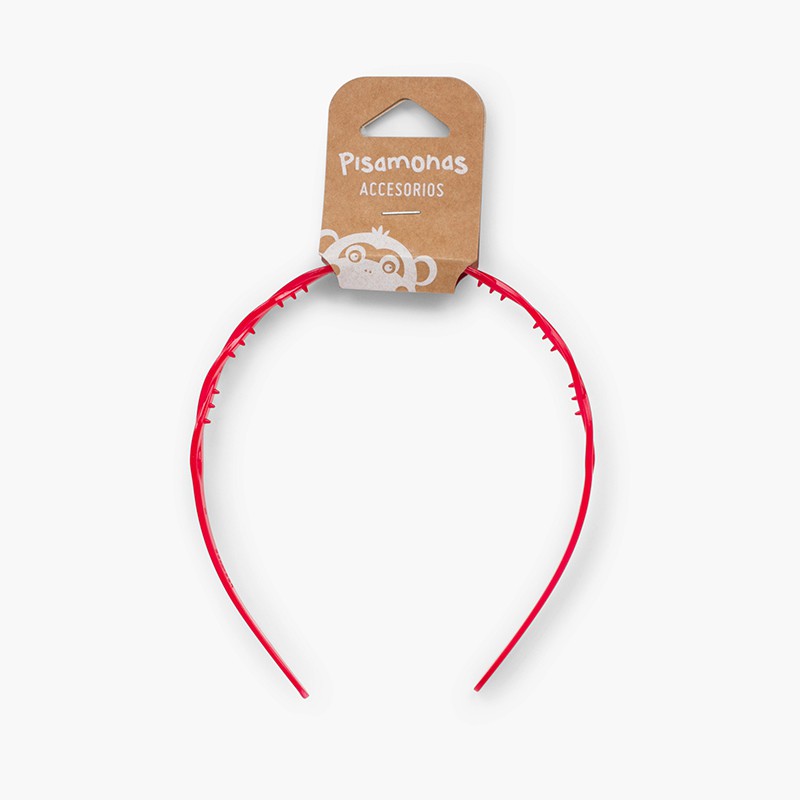 Bandolete Rígida Trançada Vermelho