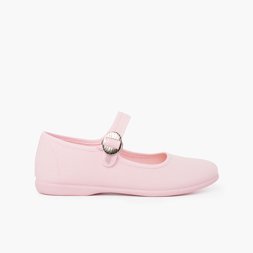 Mercedita Lona Menina Fivela Japonesa Rosa