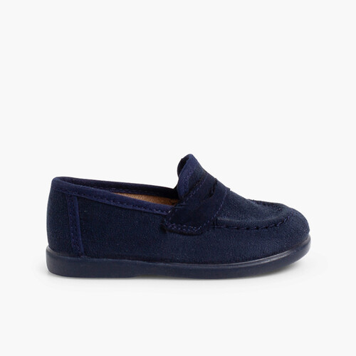 Mocassins tipo Camurça Azul