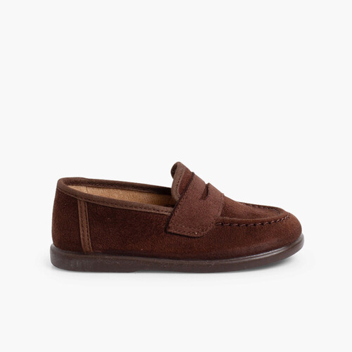 Mocassins tipo Camurça Castanho