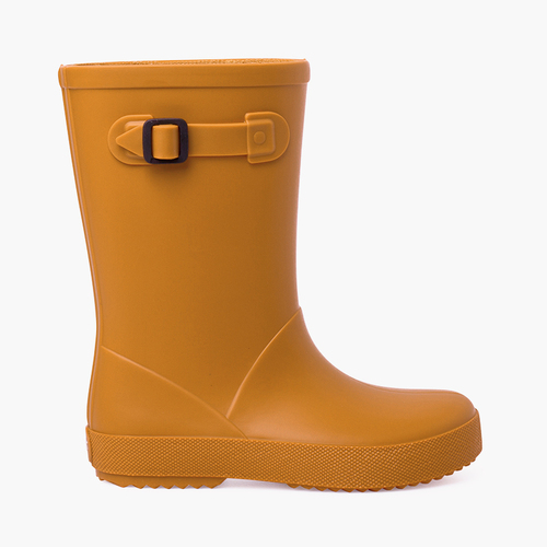 Galochas Splash Fivela Cores Empoeiradas Mostarda