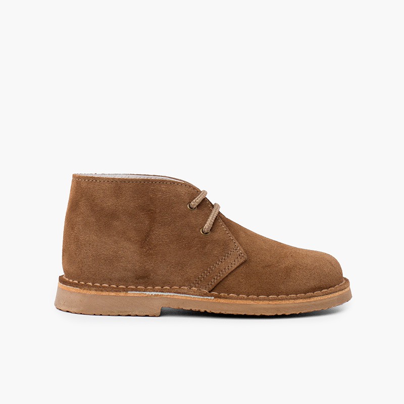 Botas Safari com Atacadores Taupe