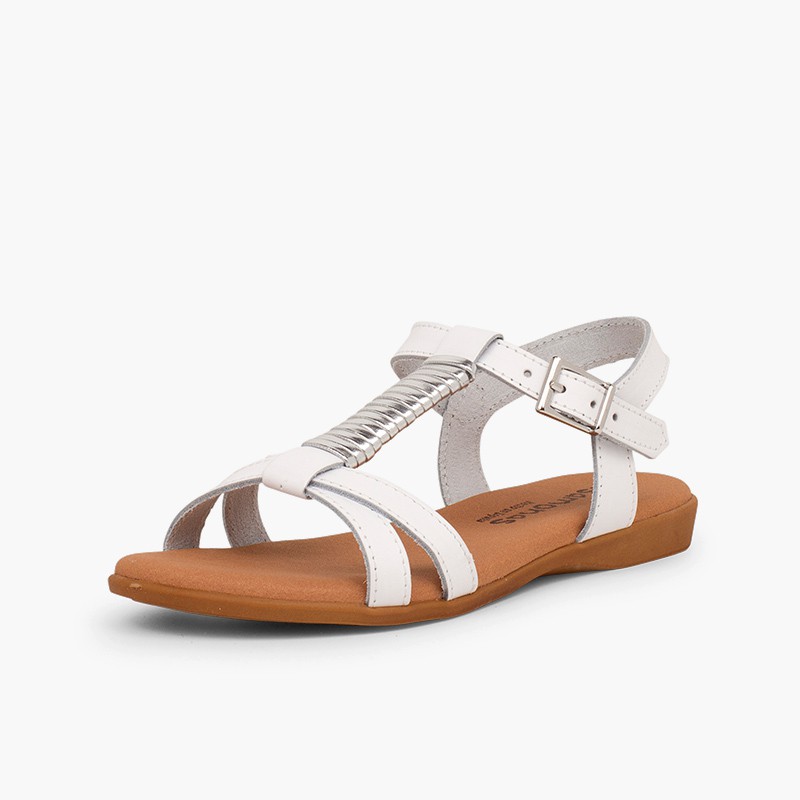 Sandálias Palmilha Acolchoada Sandálias Menina Mulher